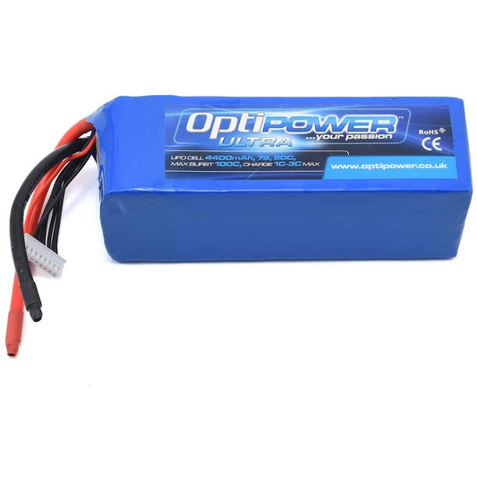 Optipower 7S 50C LiPo Battery (25.9V/4400mAh)