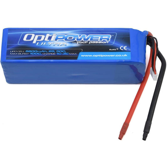 Optipower 6S 50C LiPo Battery (22.2V/5800mAh)