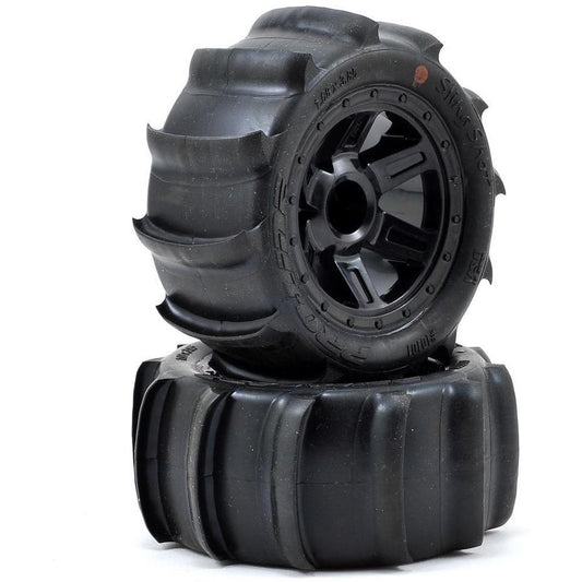 Pro-Line Pre-Mounted Sling Shot (Desperado) (2) (1/16 E-Revo) (Black)