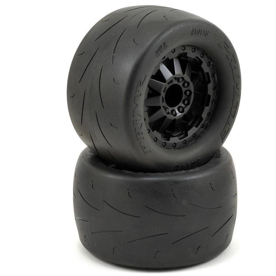 Pro-Line Prime 2.8" Pre-Mounted Tires w/F-11 Nitro Rear Wheels (2) (Black) (M2)
