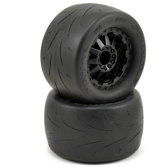 Pro-Line Prime 2.8" Pre-Mounted Tires w/F-11 Nitro Rear Wheels (2) (Black) (M2)
