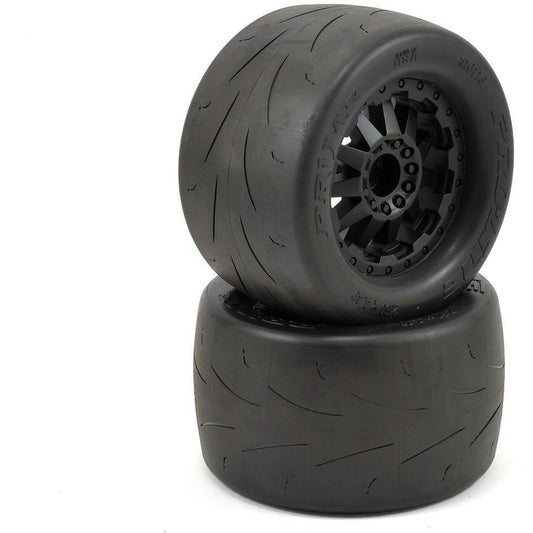 Pro-Line Prime 2.8" Pre-Mounted w/F-11 Electric Rear Wheels (2) (Black) (M2)