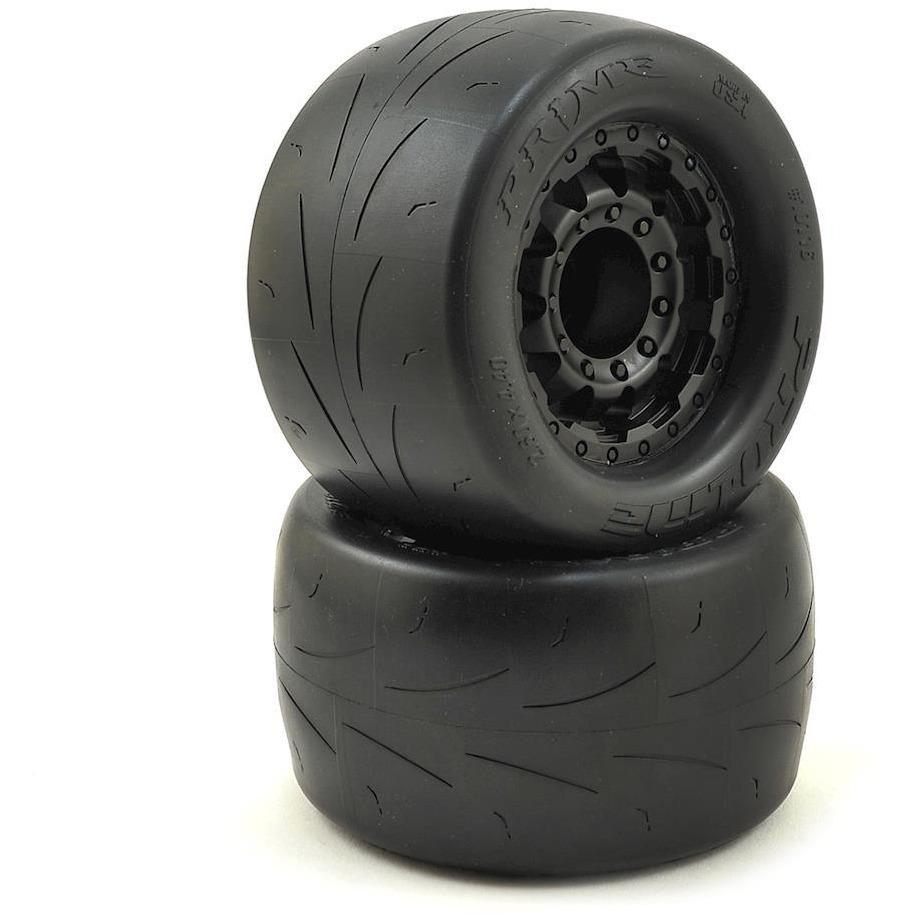 Pro-Line Prime 2.8" Tires w/F-11 Nitro Rear Wheels (2) (Black)