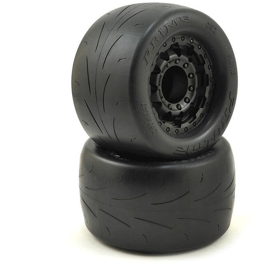 Pro-Line Prime 2.8" Tires w/F-11 Nitro Rear Wheels (2) (Black)