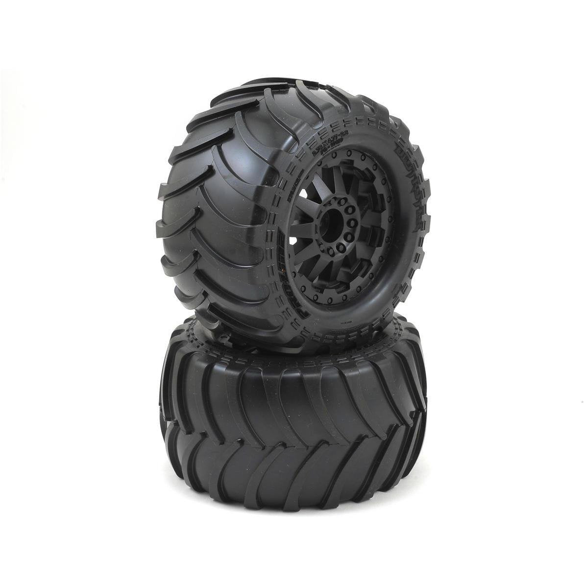 Pro-Line Destroyer 2.8" Tires w/F-11 Electric Rear Wheels (2) (Black) (M2)