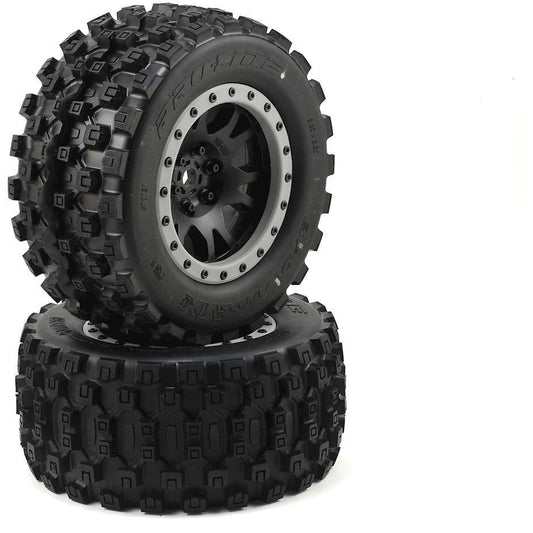 Pro-Line X-Maxx Badlands MX43 Pro-Loc Pre-Mounted All Terrain Tires (MX43)
