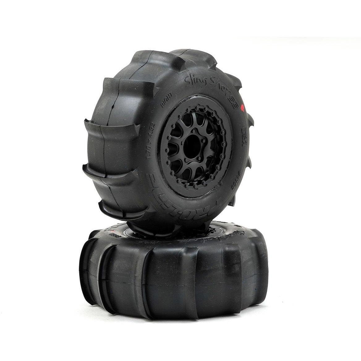 Pro-Line Sling Shot SC Tires w/Renegade Wheels (2) (Slash Rear) (M2)