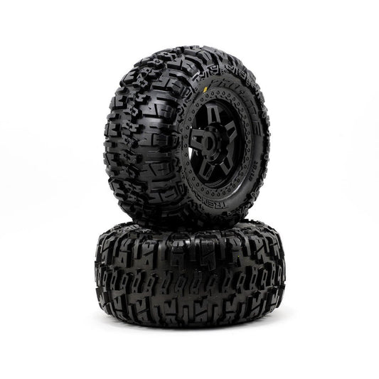 Pro-Line 40 Series Trencher Tire w/Tech 5 17mm Monster Truck Wheel (2) (M2)