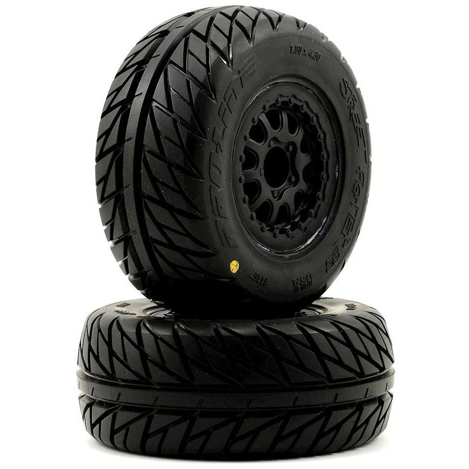 Pro-Line Street Fighter SC Tires w/Renegade Wheels (2) (Slash Rear) (M2)