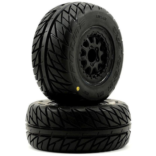 Pro-Line Street Fighter SC Tires w/Renegade Wheels (2) (Slash Rear) (M2)