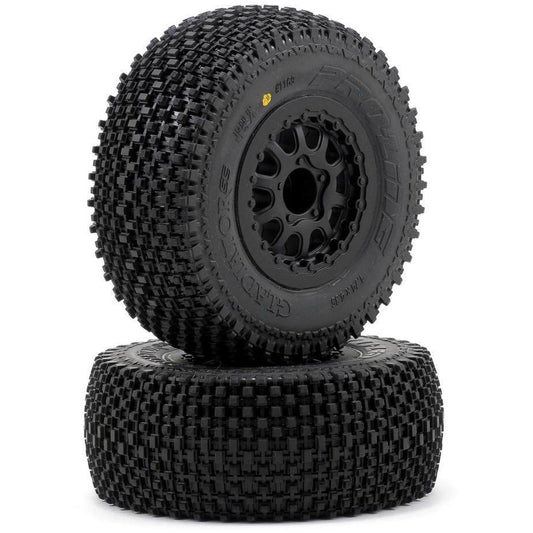 Pro-Line Gladiator SC Tires w/Renegade Wheels (2) (Slash Rear) (M2)