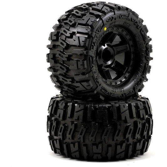 Pro-Line Trencher 2.8" Tires w/Desperado Nitro Rear Wheels (2) (Black) (M2)