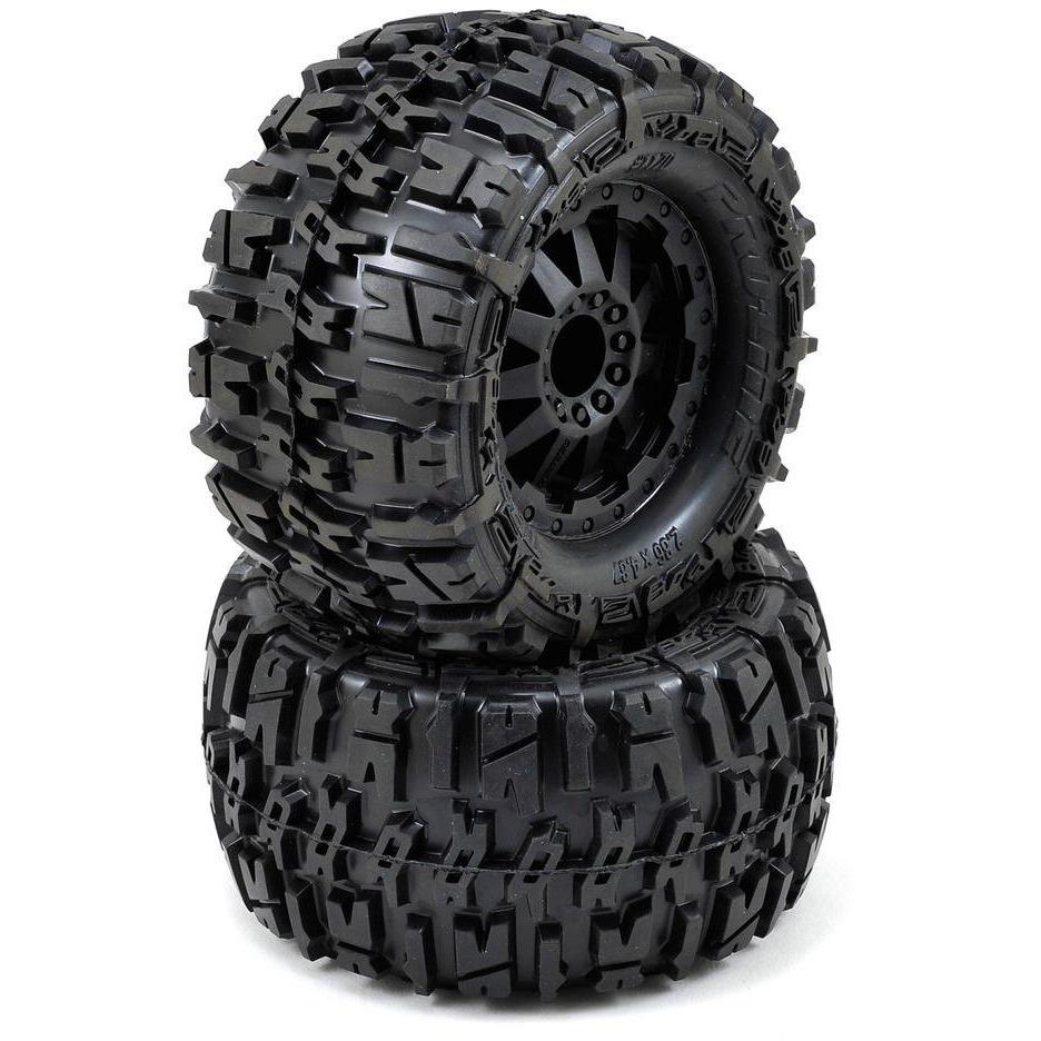 Pro-Line Trencher 2.8" Tires w/F-11 Nitro Rear Wheels (2) (Black) (M2)