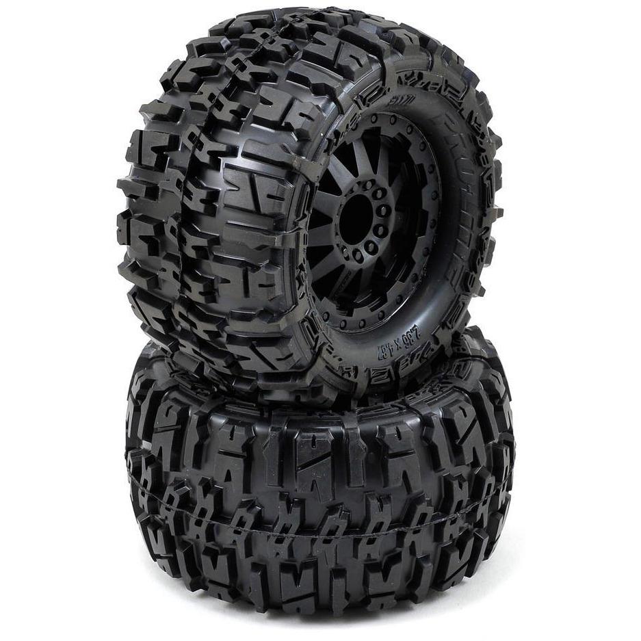 Pro-Line Trencher 2.8" Tires w/F-11 Electric Rear Wheels (2) (Black) (M2)