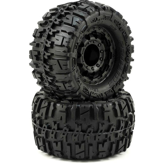 Pro-Line Trencher 2.8" Tires w/F-11 Nitro Rear Wheels (2) (Black)