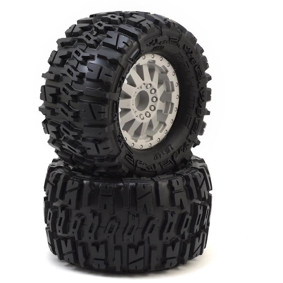 Pro-Line Trencher 2.8" Tires w/F-11 Electric Rear Wheels (2) (Grey) (M2)