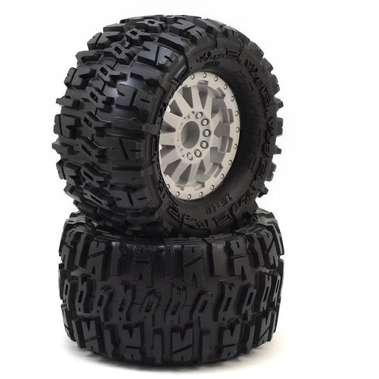 Pro-Line Trencher 2.8" Tires w/F-11 Electric Rear Wheels (2) (Grey) (M2)