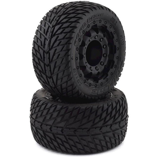Pro-Line Road Rage 2.8" Tires w/F-11 Nitro Rear Wheels (2) (Black) (M2)