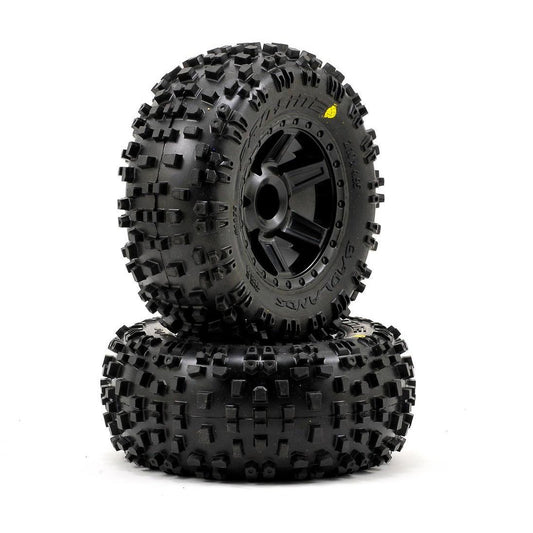 Pro-Line Badlands 2.8" Tires w/Desperado Nitro Rear Wheels (2) (Black) (M2)