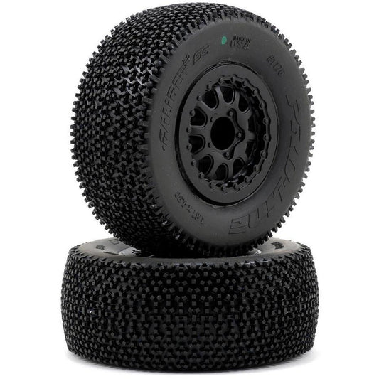 Pro-Line Caliber 2.0 SC Tires w/Renegade Wheels (2) (Slash Rear) (Black) (M3)