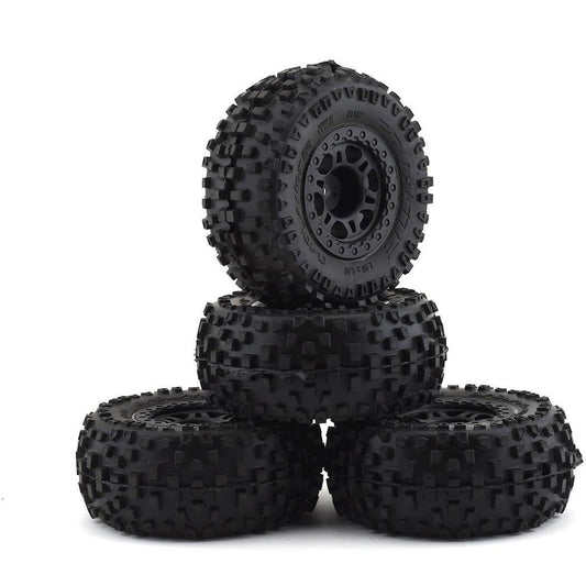 Pro-Line Badlands SC Slash 4 Pack w/Split Six Wheels (4) (Black) (M2)
