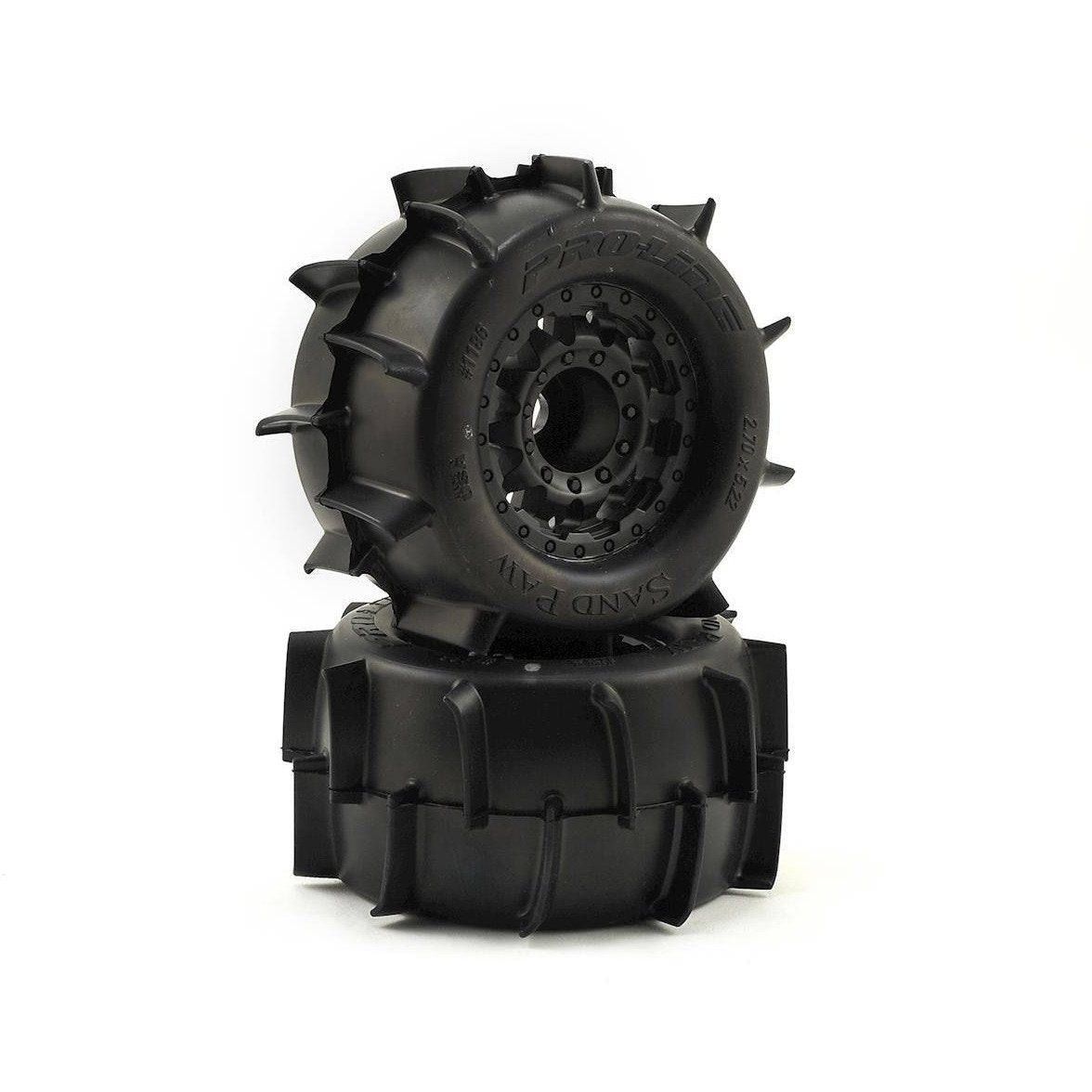 Pro-Line Sand Paw 2.8" Tires w/F-11 Nitro Rear Wheels (2) (Black)