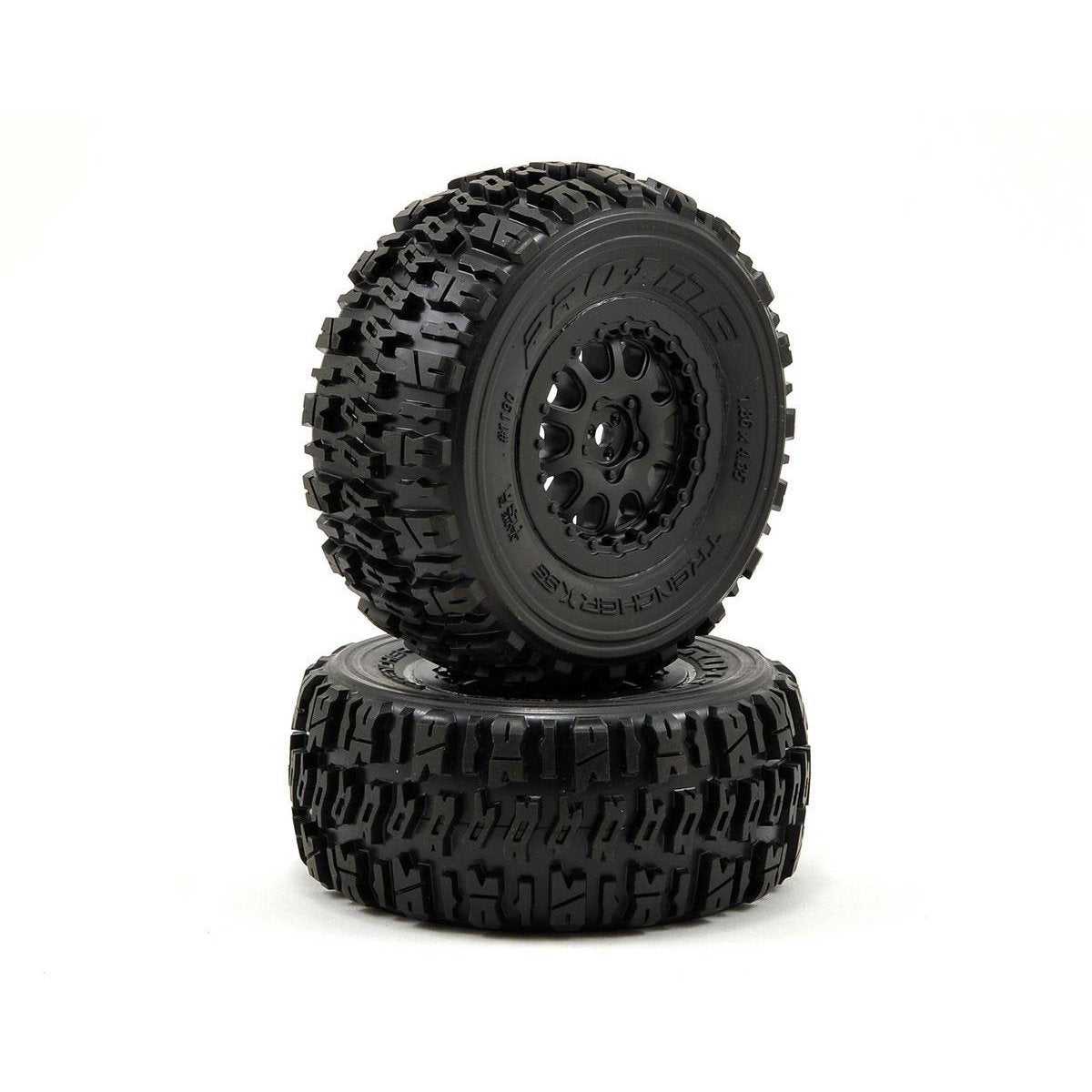 Pro-Line Trencher X SC Tires w/Renegade Wheels (2) (Slash Rear) (Black) (M2)