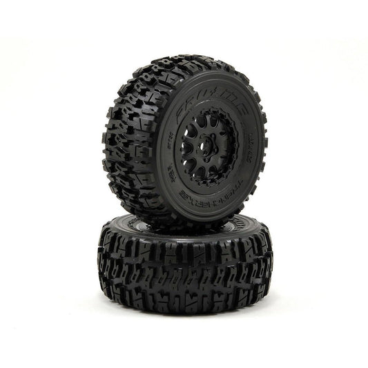Pro-Line Trencher X SC Tires w/Renegade Wheels (2) (Slash Rear) (Black) (M2)