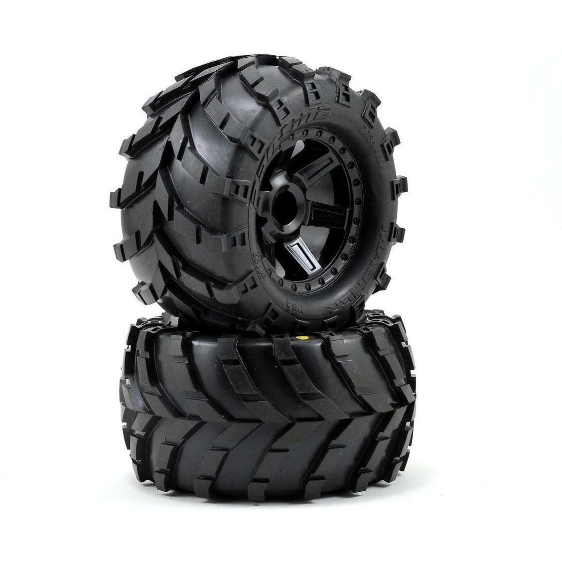 Pro-Line Masher 2.8 w/Desperado Nitro Rear Wheels (2) (Black) (M2)
