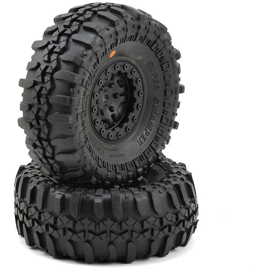 Pro-Line Interco Super Swamper 1.9" Tires w/FaultLine Wheels (Black) (2) (G8)