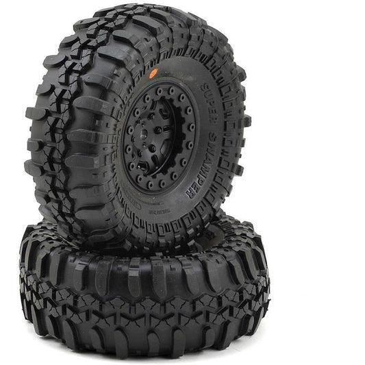 Pro-Line Interco Super Swamper 1.9" Tires w/FaultLine Wheels (Black) (2) (G8)