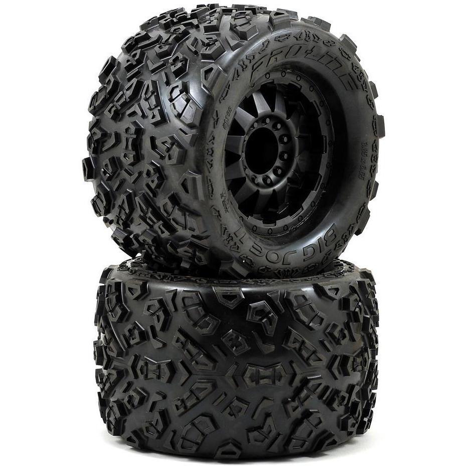 Pro-Line Big Joe 2.0 3.8" Tire w/F-11 17mm 1/2" Offset MT Wheel (2) (Black) (M2)