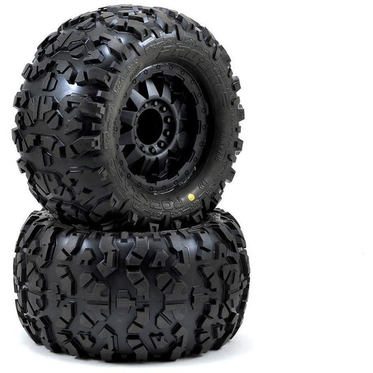 Pro-Line Rock Rage 3.8" Tire w/F-11 17mm 1/2" Offset MT Wheel (2) (Black) (M2)