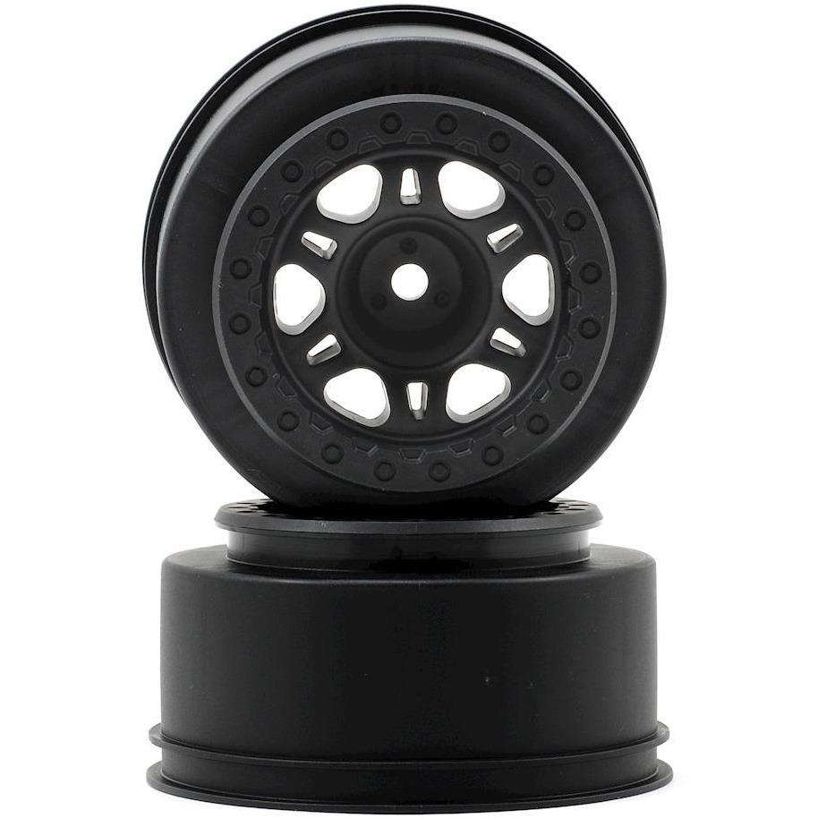 Pro-Line Split Six One-Piece Short Course Rear Wheels (Black) (2)