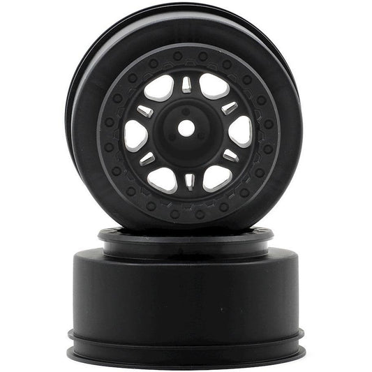 Pro-Line Split Six One-Piece Short Course Rear Wheels (Black) (2)