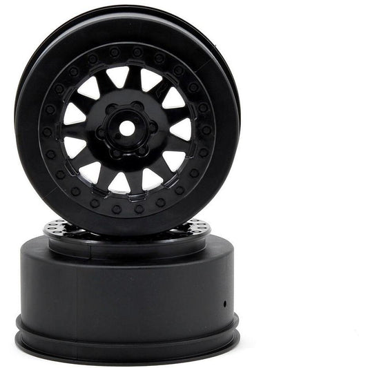 Pro-Line F-11 Short Course Wheels w/+3mm Offset (Black) (2)