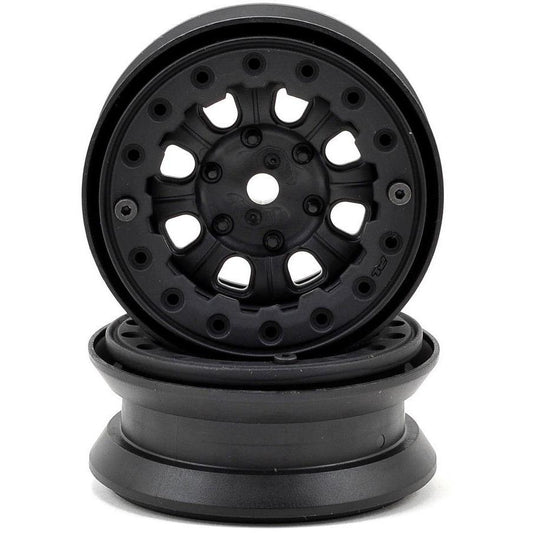 Pro-Line Denali 1.9" Bead Loc Rock Crawler Wheels (2) (Black/Black)