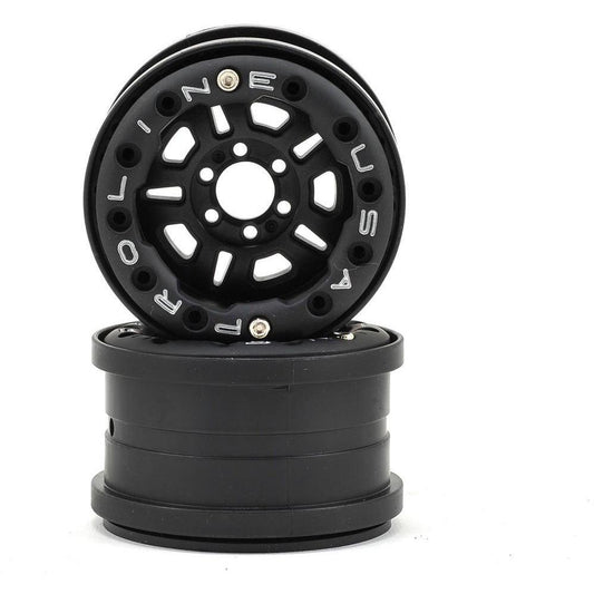 Pro-Line FaultLine 2.2 6 Lug Bead-Loc Crawler Wheels (2) (Black/Black)