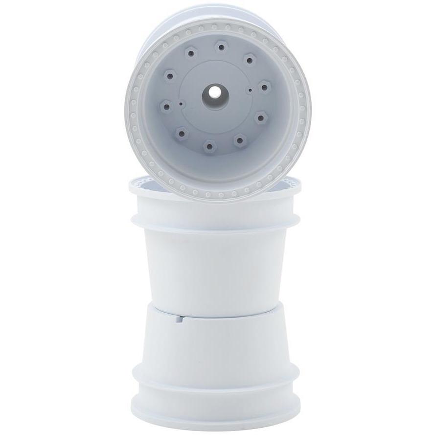 Pro-Line Clod Buster Brawler 2.6" Wheel (White) (2) (+17.5mm Offset)