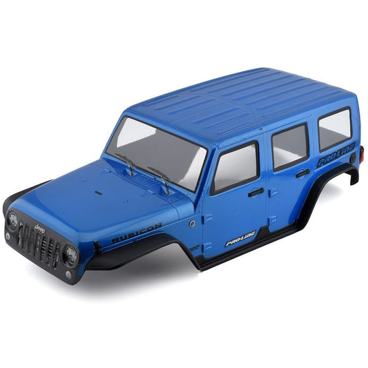 Pro-Line Jeep Wrangler Unlimited Rubicon Pre-Painted & Pre-Cut Body (Blue)