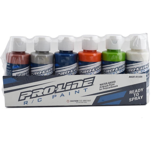 Pro-Line RC Body Airbrush Paint Metallic/Pearl Color Set (6)