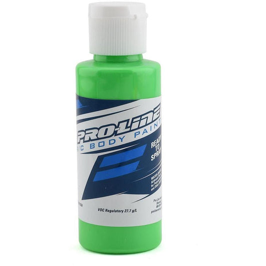 Pro-Line RC Body Airbrush Paint (Fluorescent Green) (2oz)