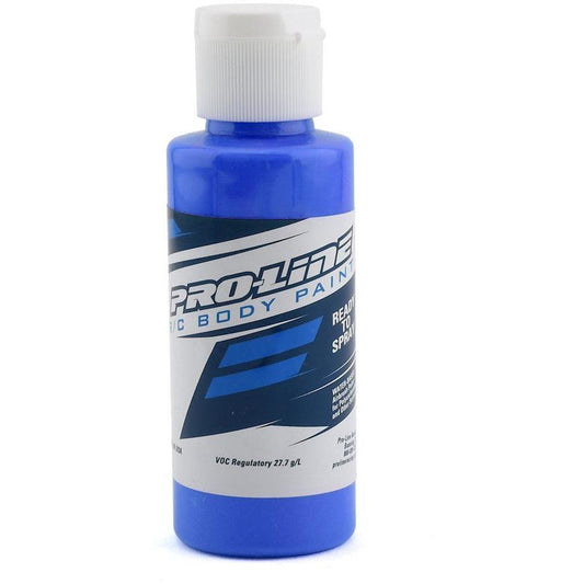Pro-Line RC Body Airbrush Paint (Fluorescent Blue) (2oz)
