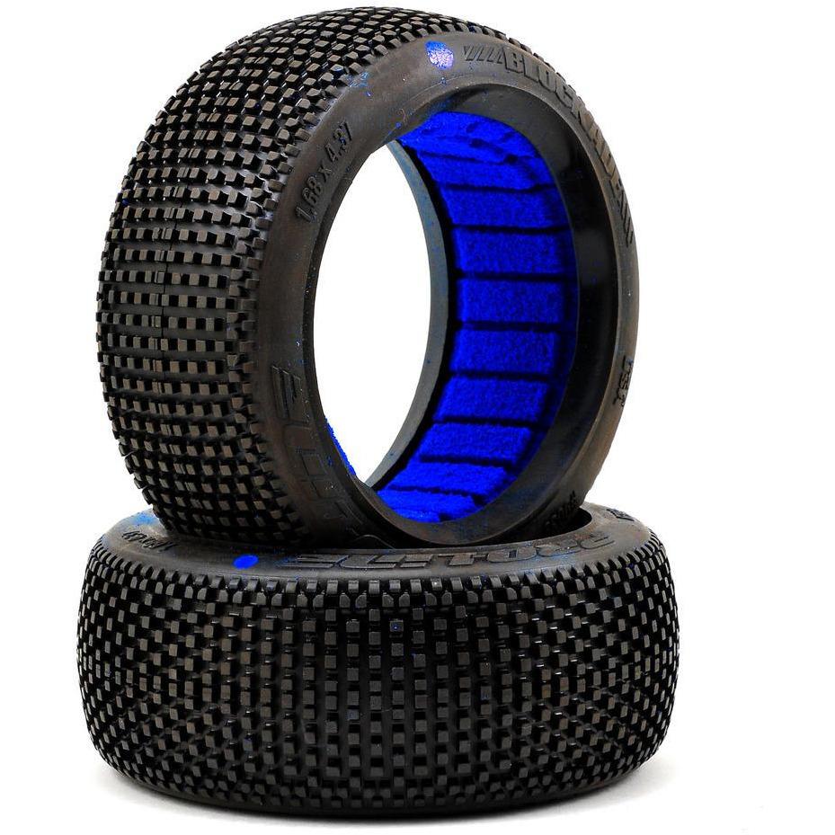 Pro-Line Blockade 1/8 Buggy Tires w/Closed Cell Inserts (2) (M4)
