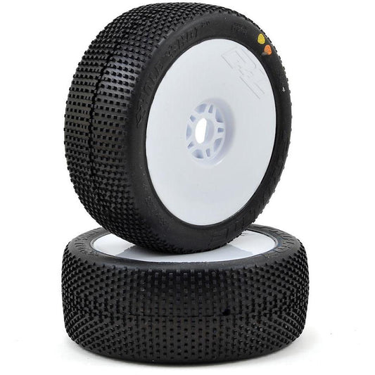 Pro-Line Hole Shot 2.0 Pre-Mounted 1/8 Buggy Tires (2) (White) (X2)