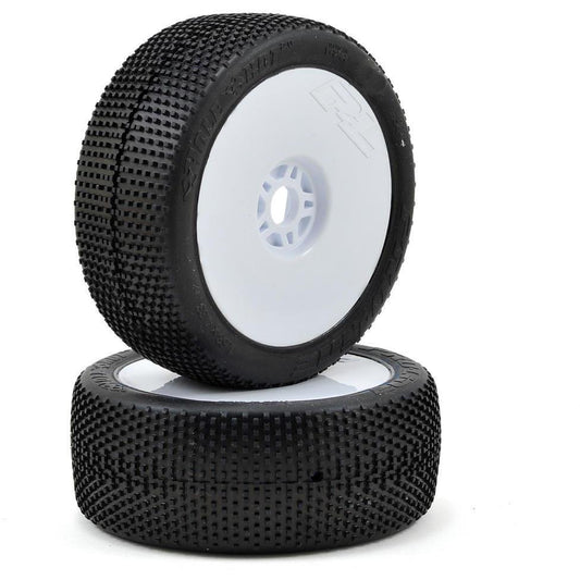 Pro-Line Hole Shot 2.0 Pre-Mounted 1/8 Buggy Tires (2) (White) (X3)