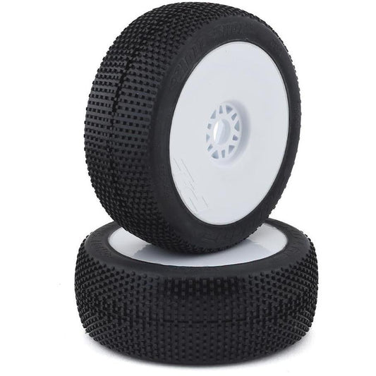 Pro-Line Hole Shot 2.0 Pre-Mounted 1/8 Buggy Tires (2) (White) (S3)