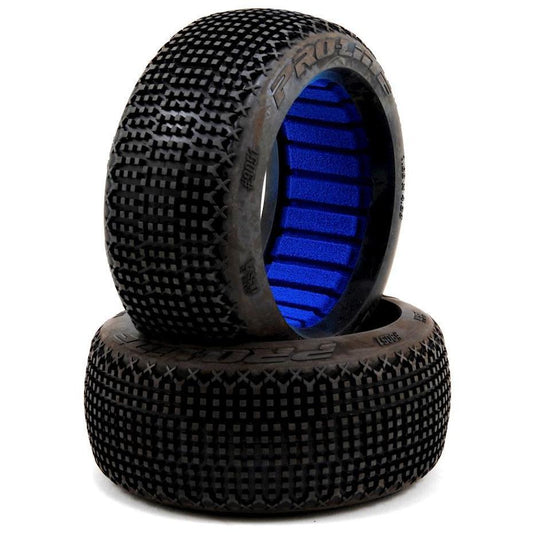Pro-Line LockDown 1/8 Buggy Tires w/V2 Inserts (2) (X2)