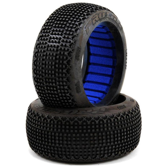 Pro-Line LockDown 1/8 Buggy Tires w/V2 Inserts (2) (X4)