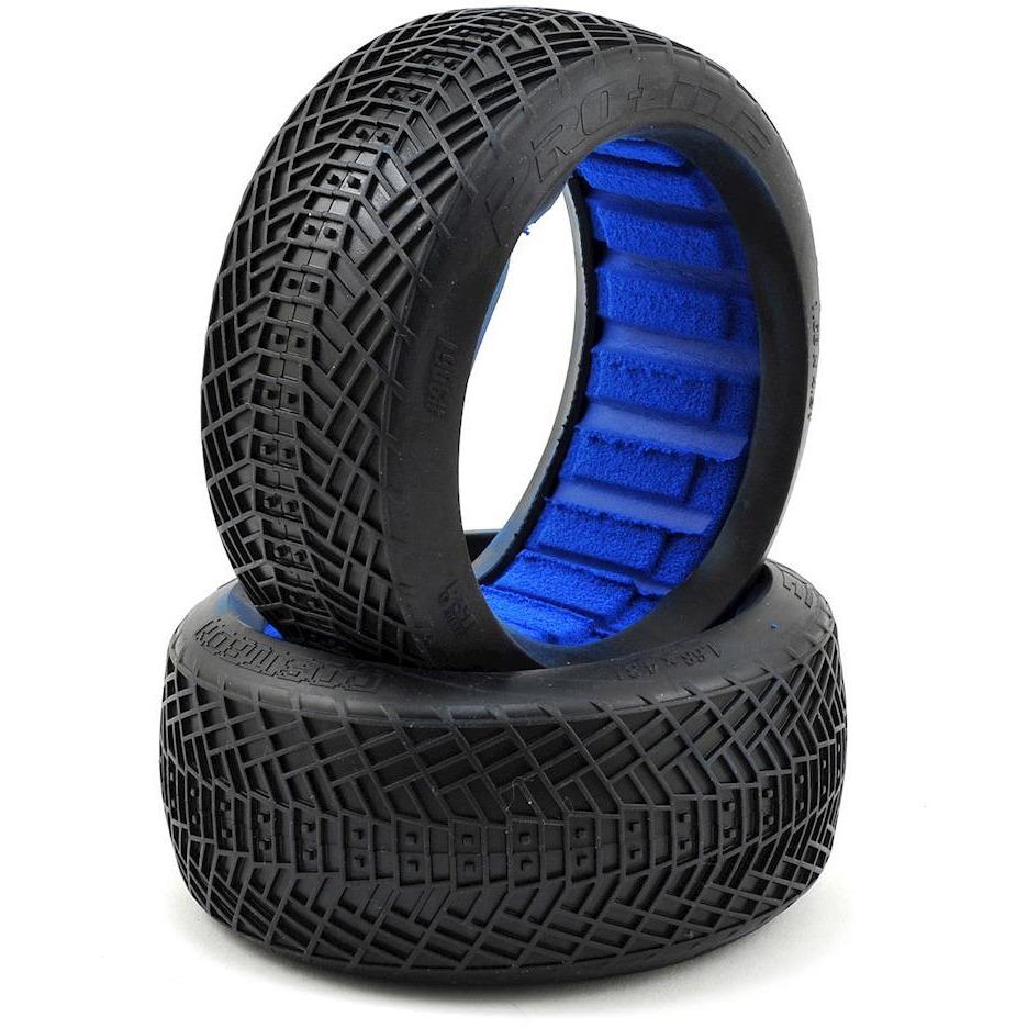 Pro-Line Positron 1/8 Buggy Tires w/Closed Cell Inserts (2) (MC)